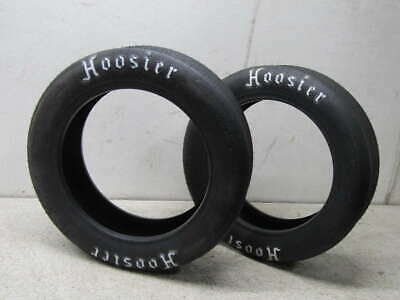 Set Of 2 Hoosier Front Racing Tires 23/5.0-15 White Letter Side Wall